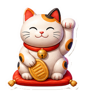 Sticker de maneki-neko